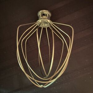 KitchenAid Gold-Tone Wire Whisk Attachment for Stand Mixer